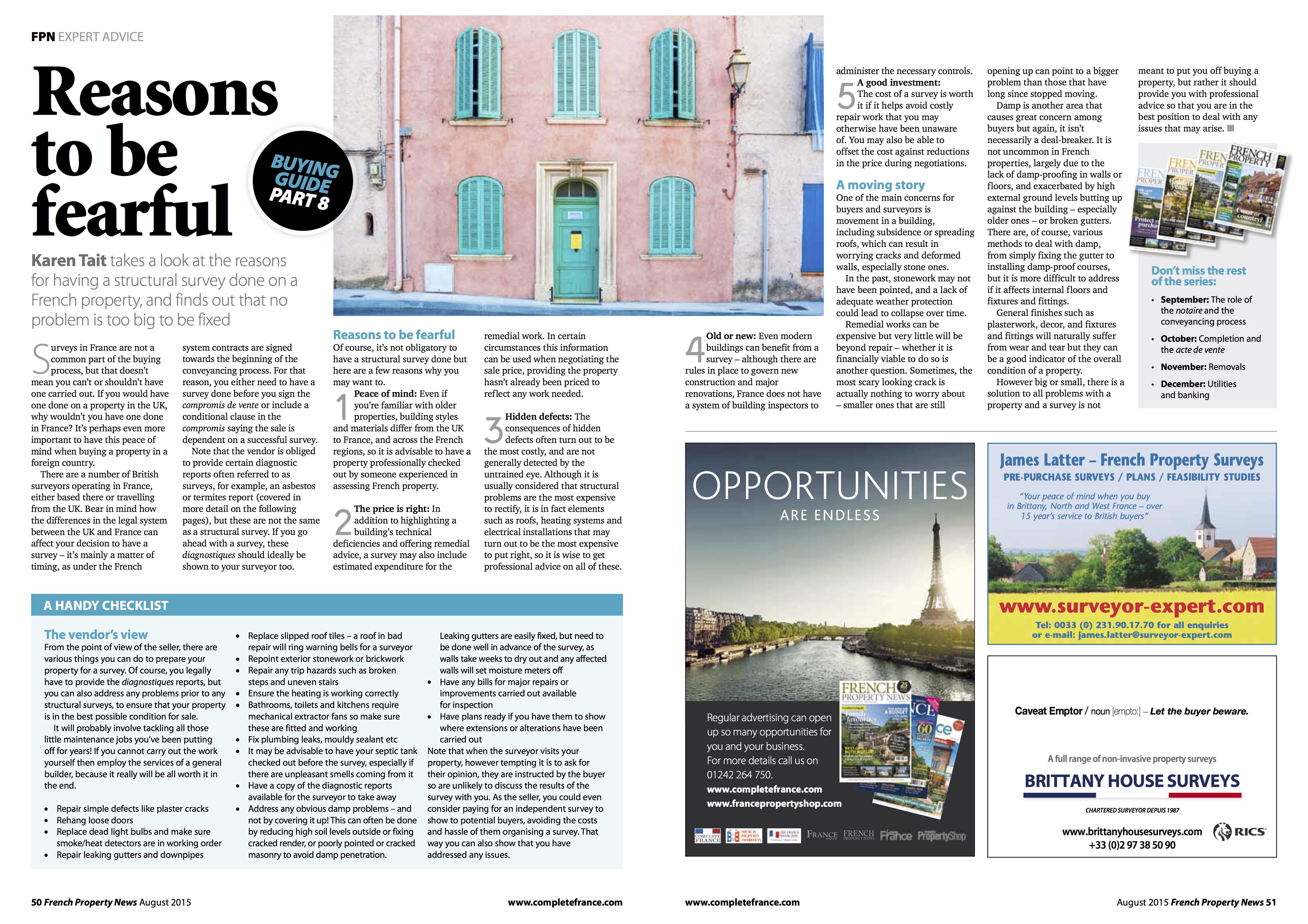 French Property News August